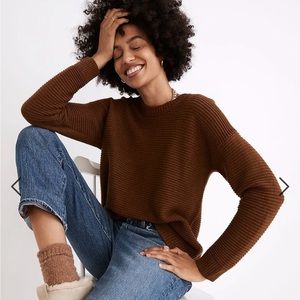 Madewell Greensboro Button-Back Sweater